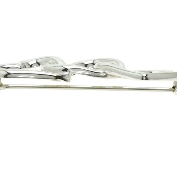 Tiffany & Co Silver Brooch with Heart Design - Picture 3 of 3